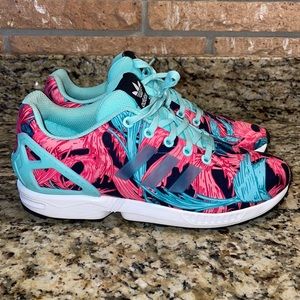 Adidas Floral ZX Flux Torsion Sneakers